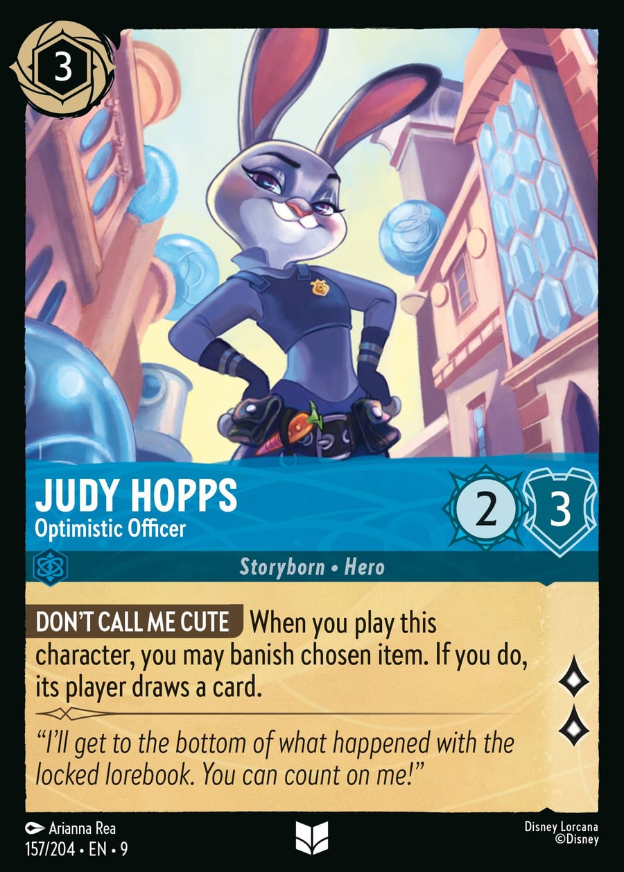 Judy Hopps - Optimistic Officer card art
