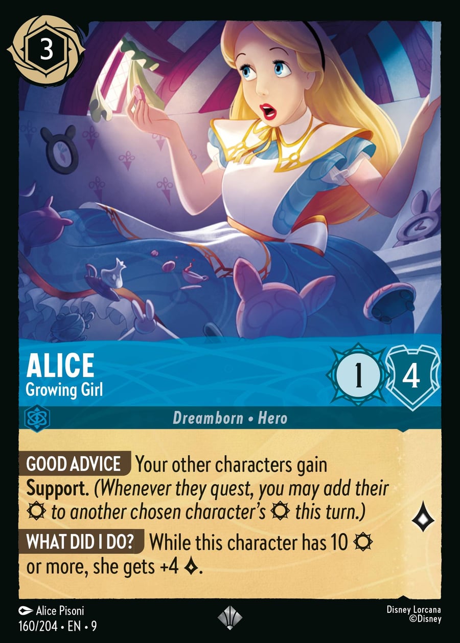 Alice - Growing Girl card art