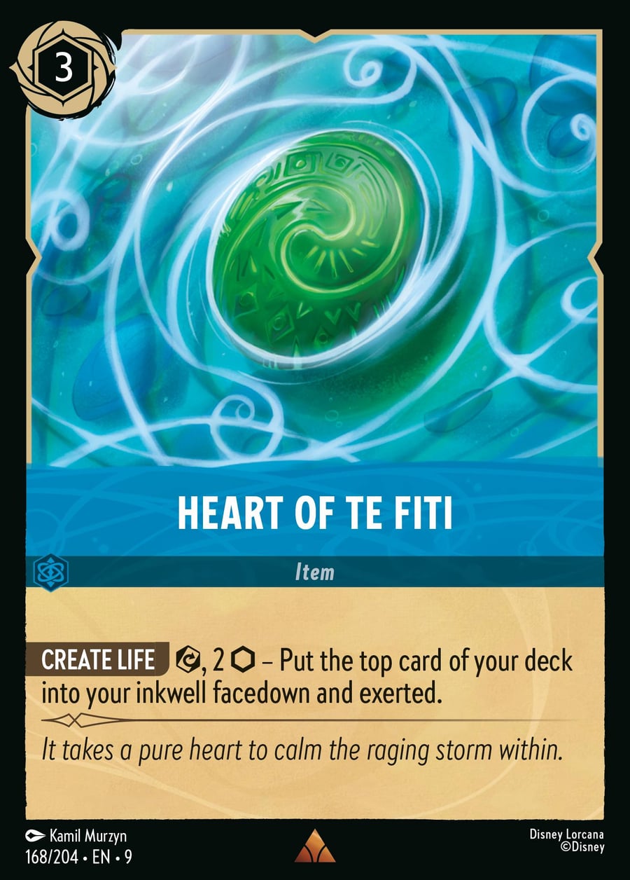Heart of Te Fiti card art