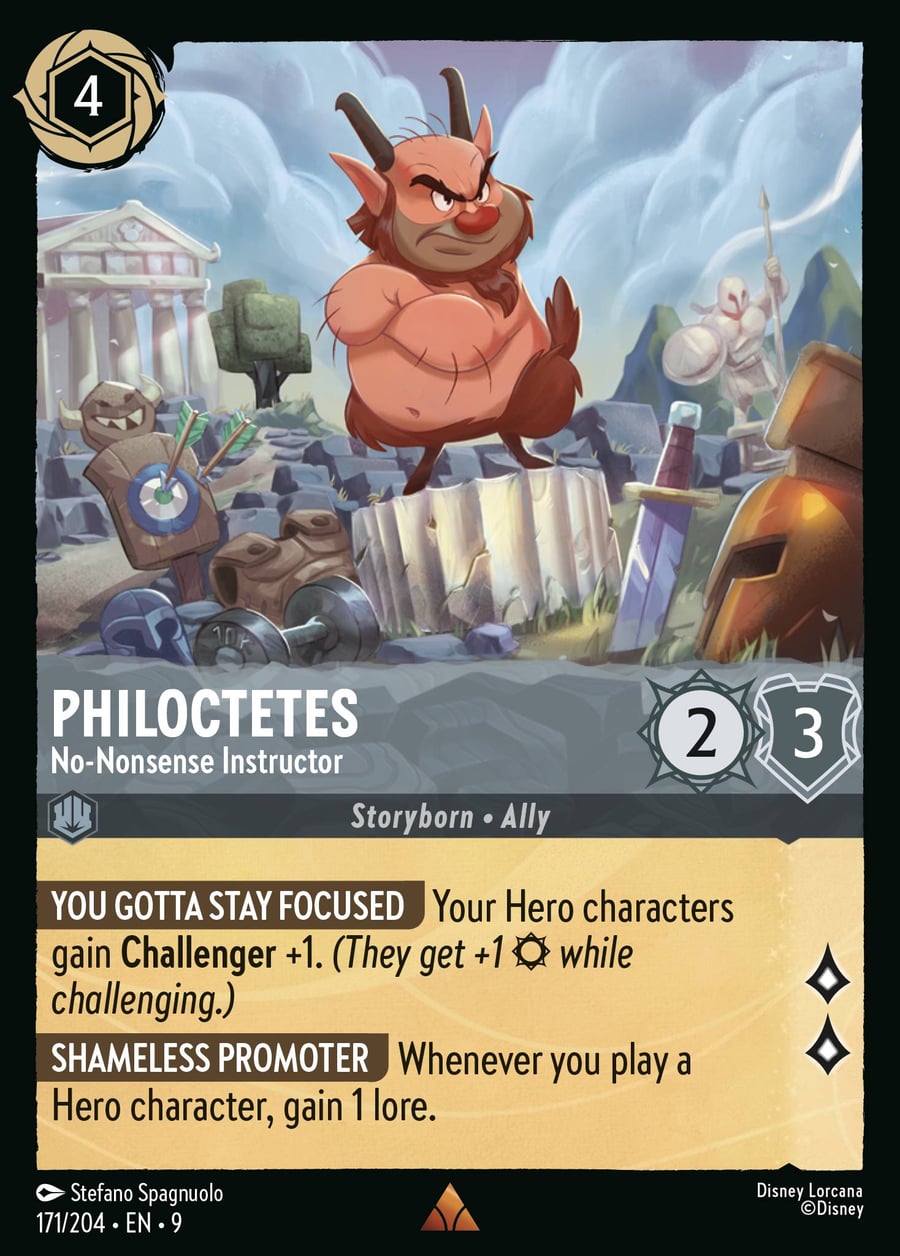 Philoctetes - No-Nonsense Instructor card art