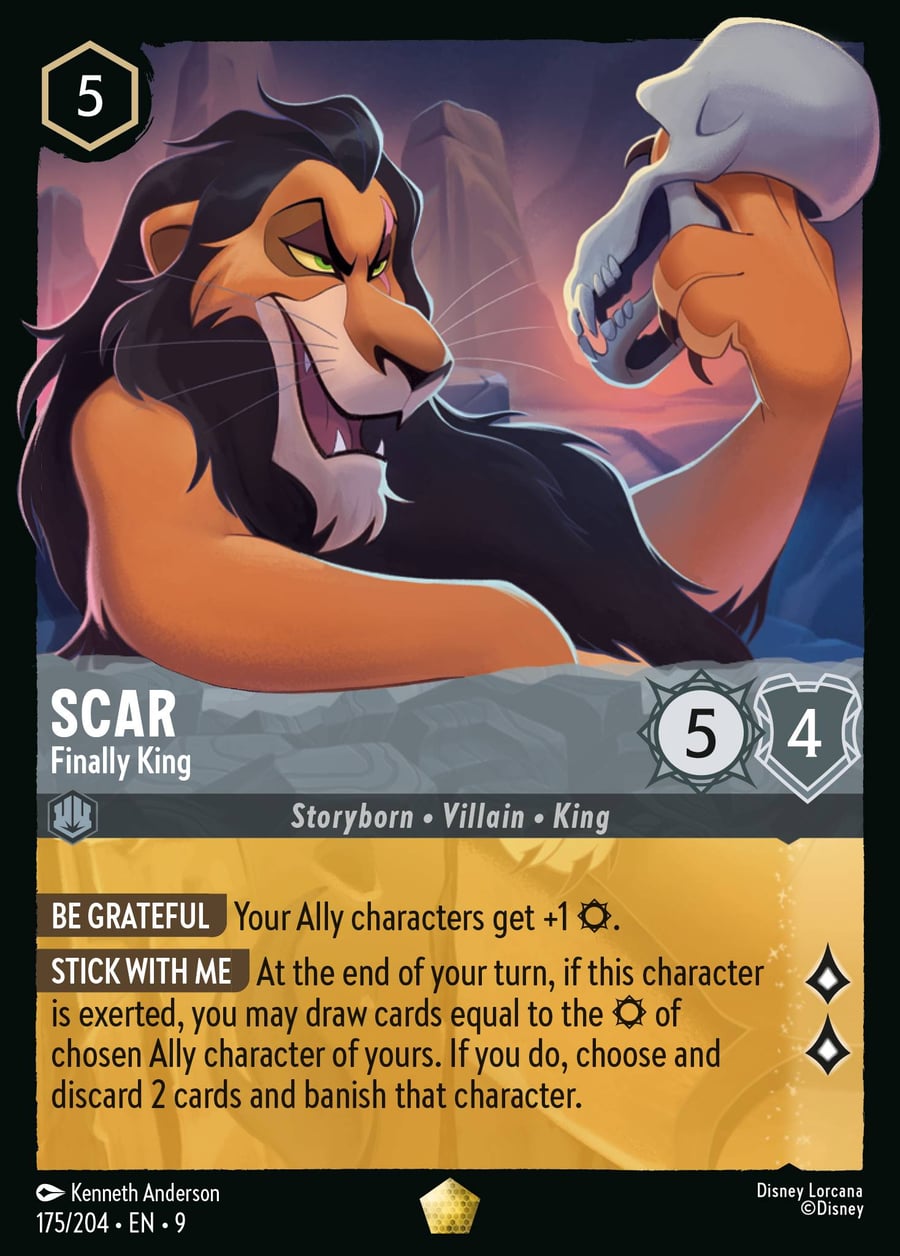 Scar - Finally King card art