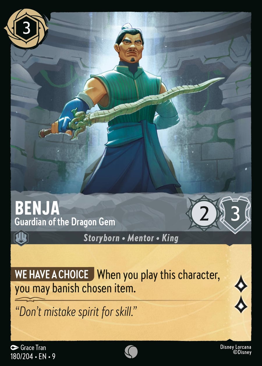 Benja - Guardian of the Dragon Gem card art