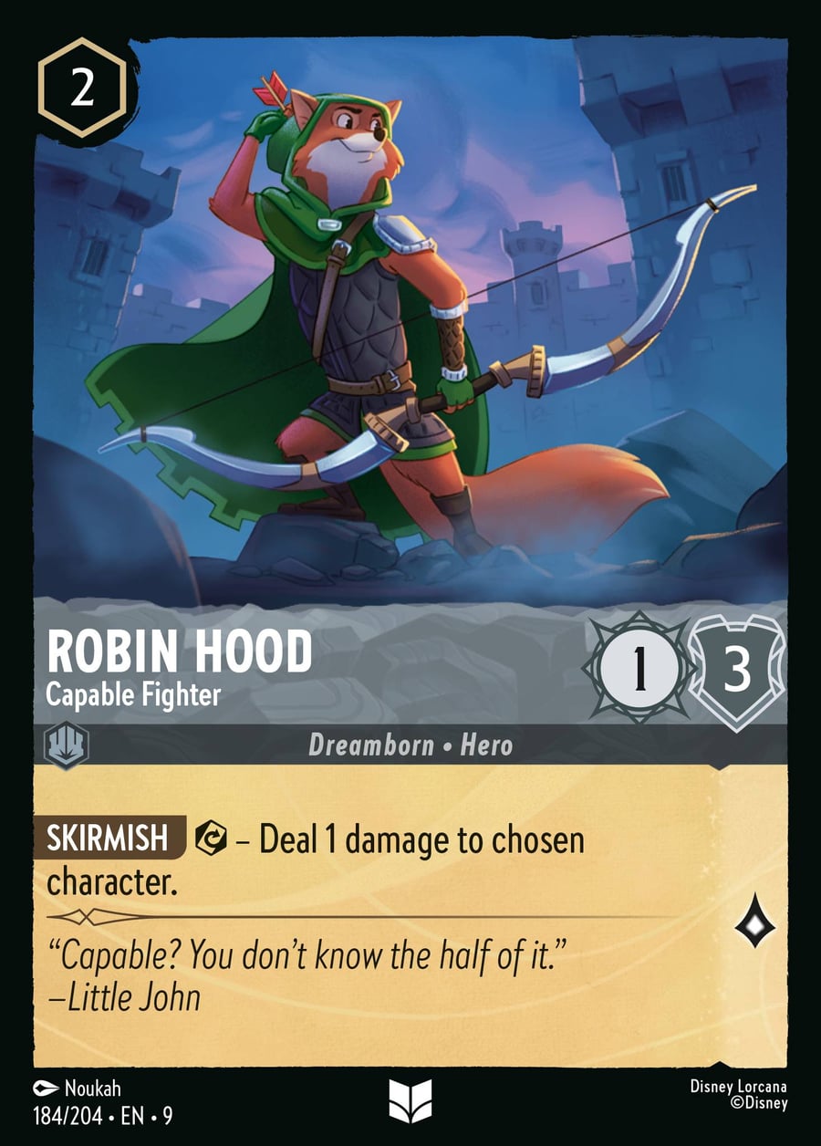 Robin Hood - Capable Fighter card art