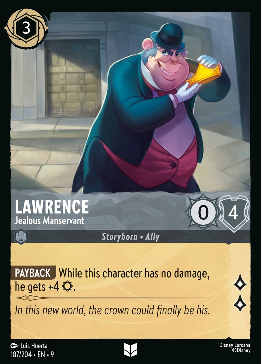 Lawrence - Jealous Manservant card art