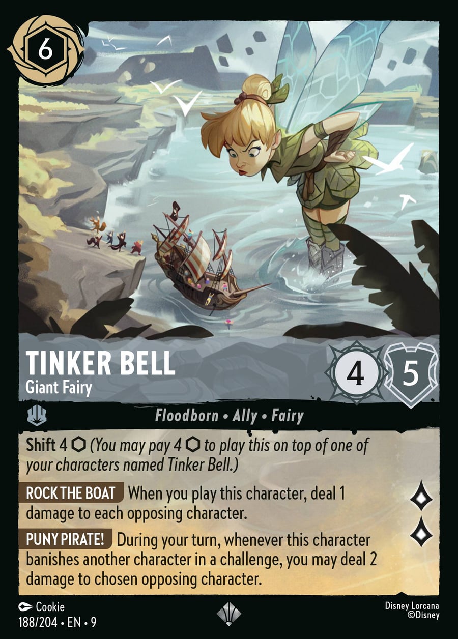 Tinker Bell - Giant Fairy card art