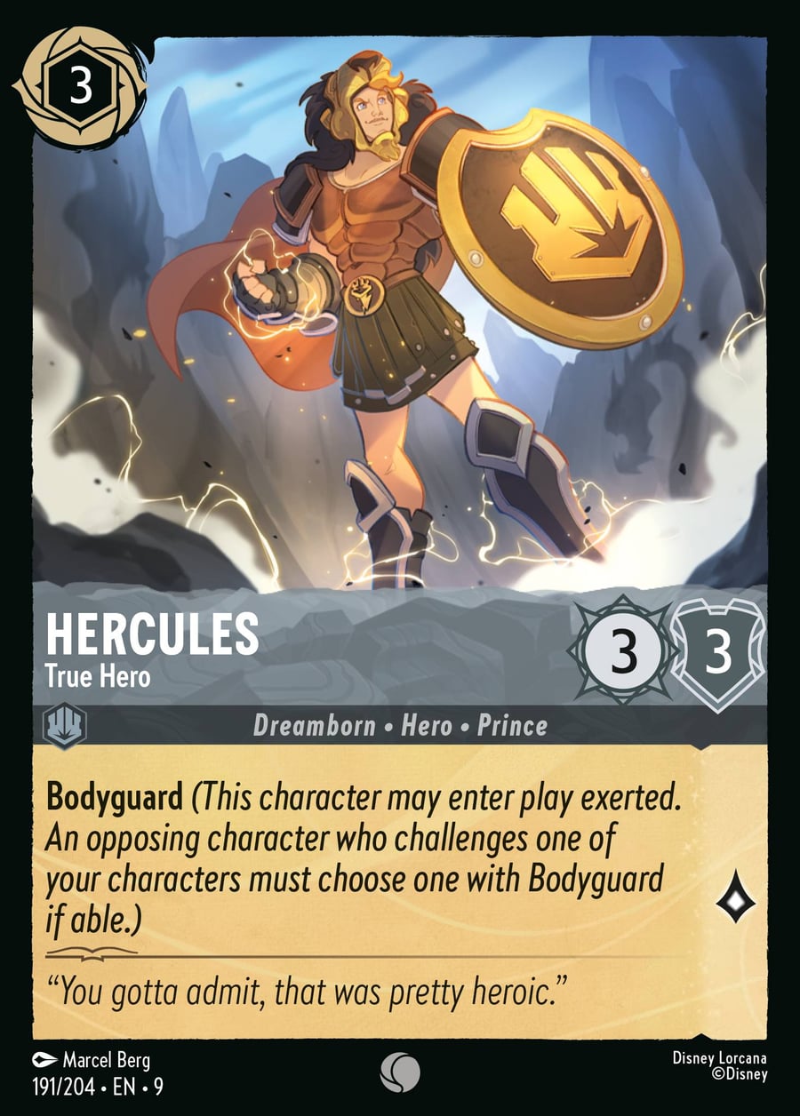 Hercules - True Hero card art