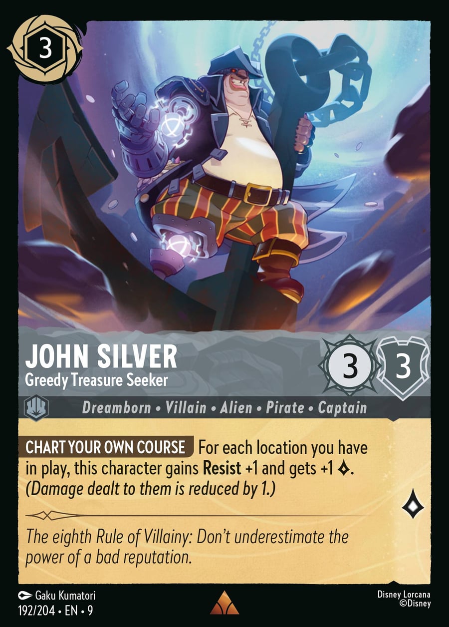 John Silver - Greedy Treasure Seeker card art