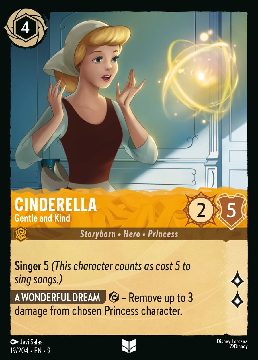 Cinderella - Gentle and Kind card art
