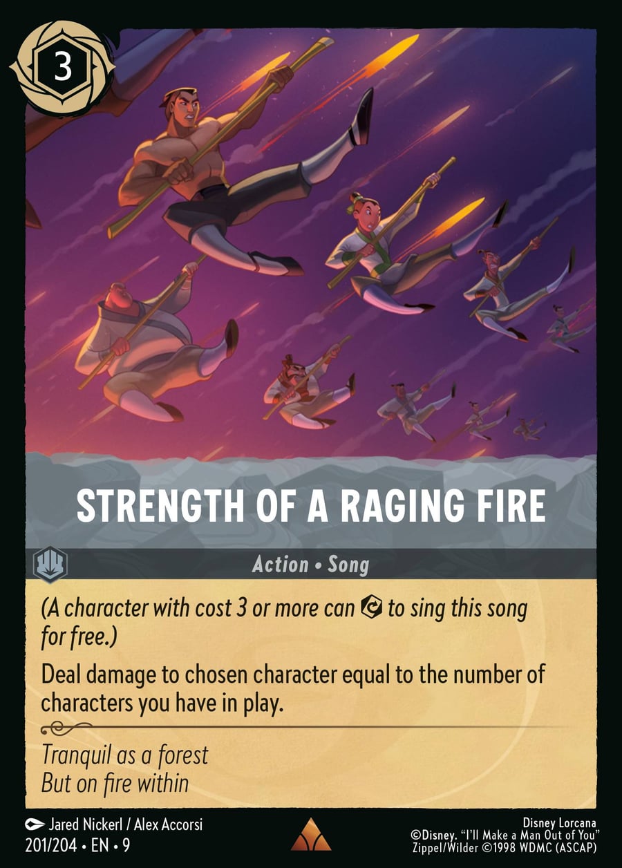 Strength of a Raging Fire card art