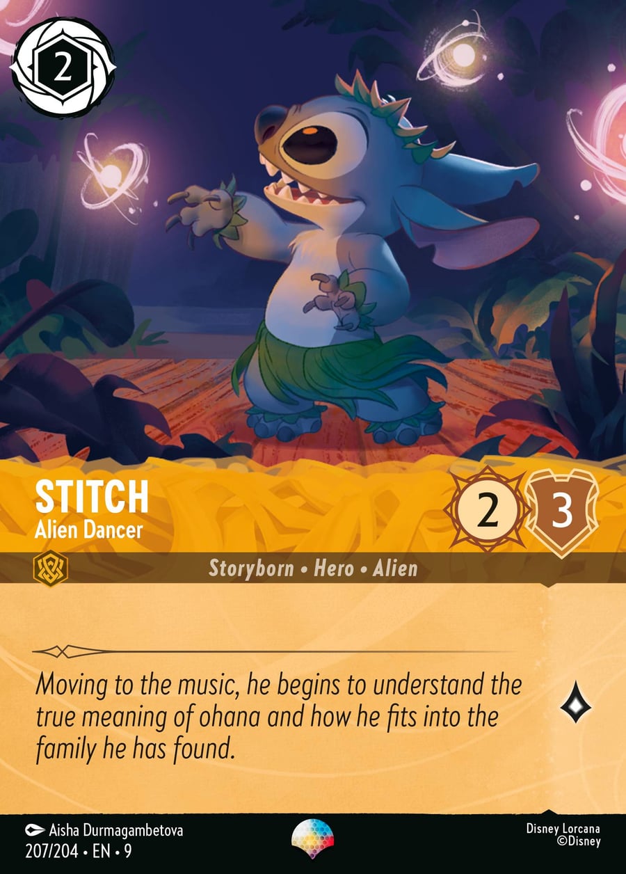 Stitch - Alien Dancer card art