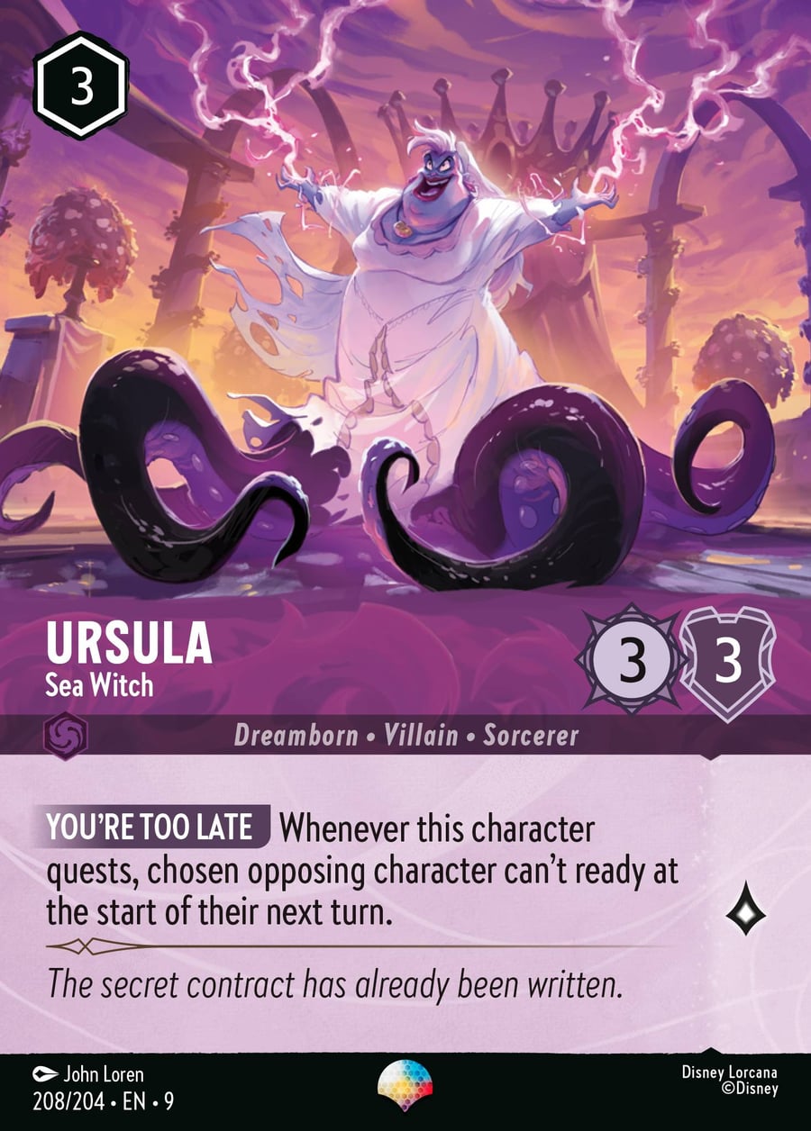 Ursula - Sea Witch card art