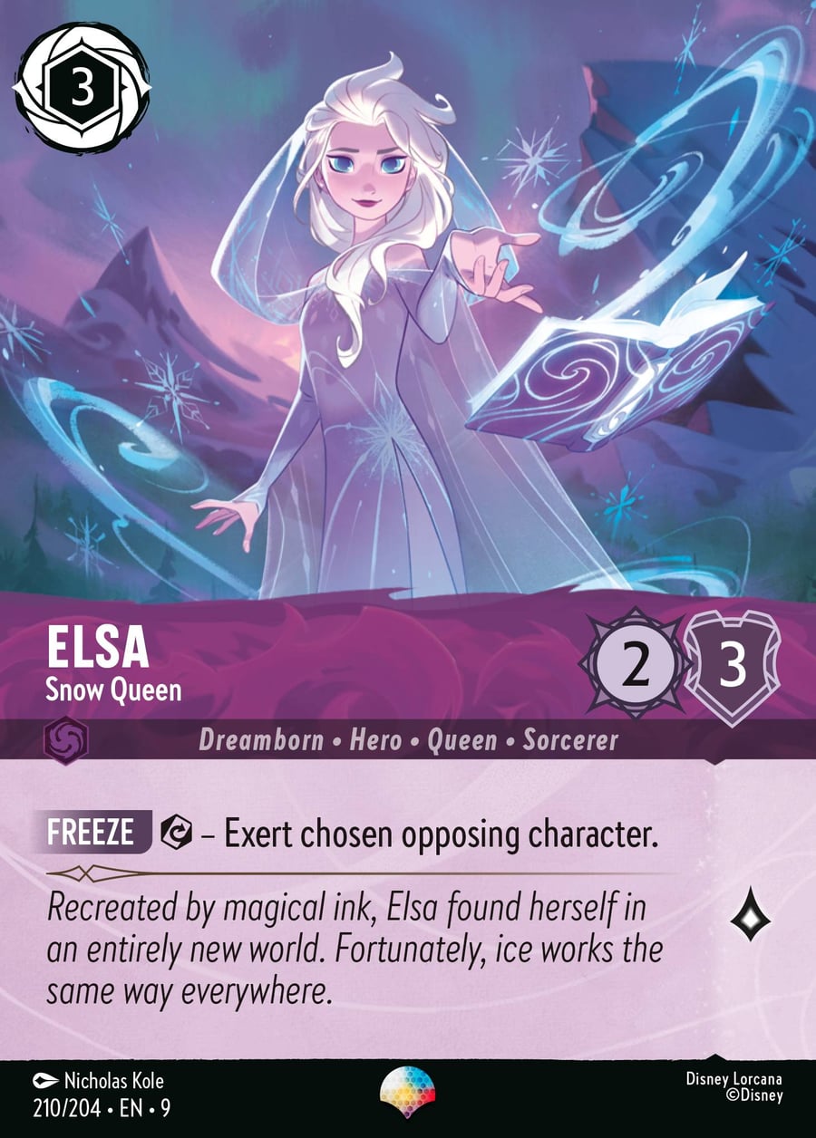 Elsa - Snow Queen card art