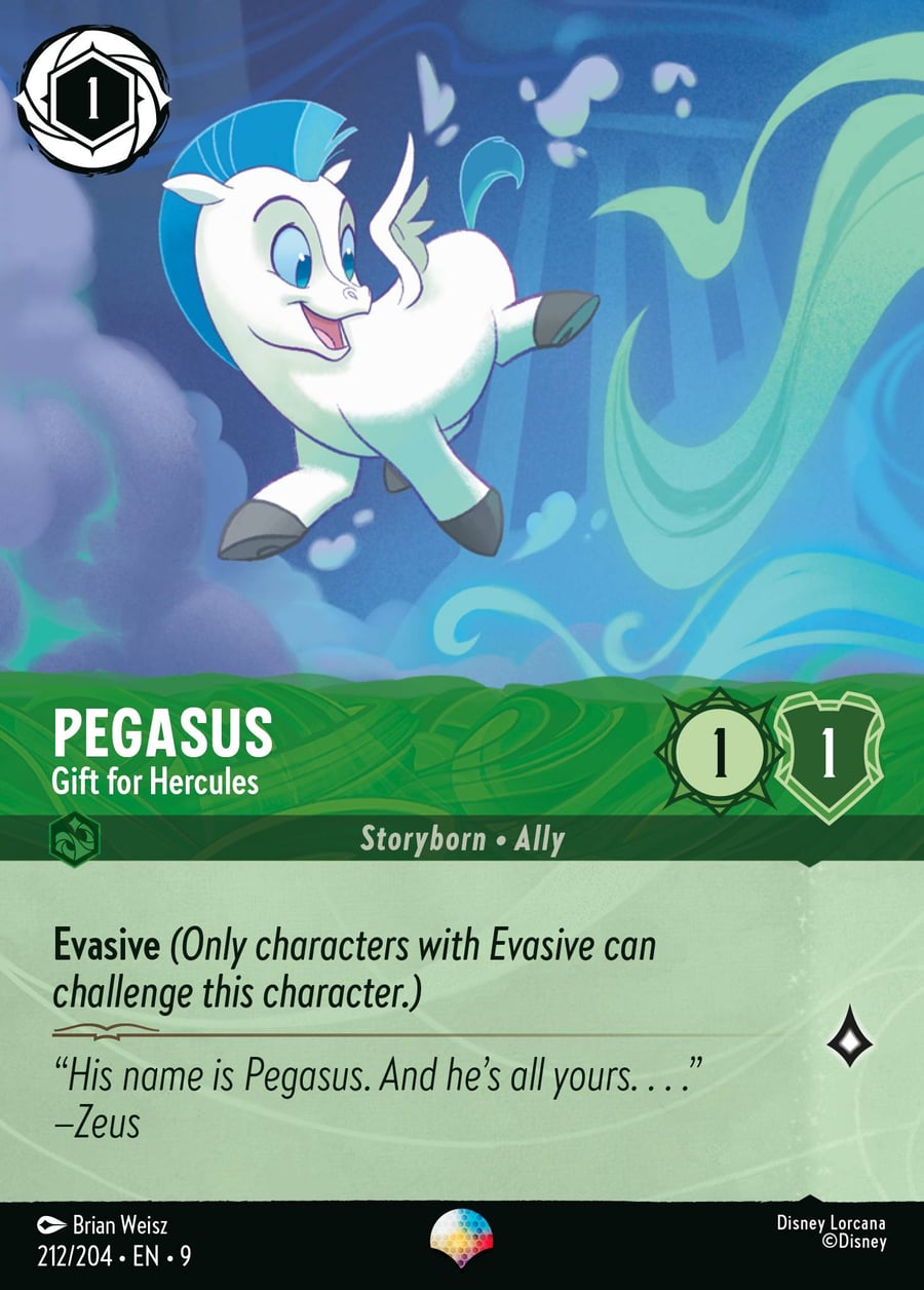 Pegasus - Gift for Hercules card art