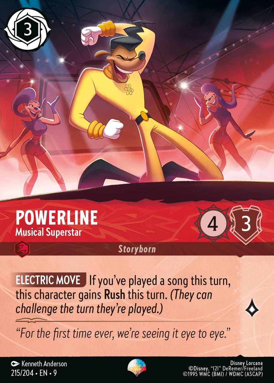 Powerline - Musical Superstar card art
