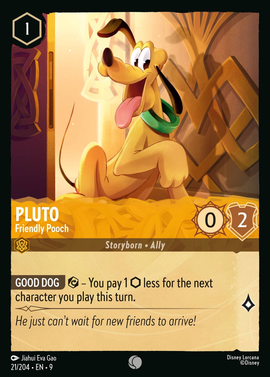 Pluto - Friendly Pooch card art