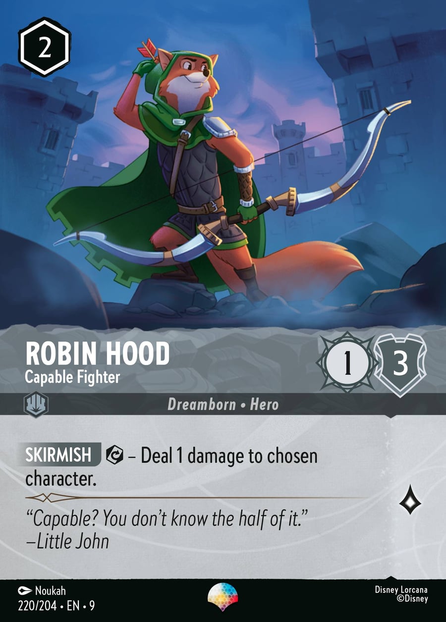 Robin Hood - Capable Fighter card art