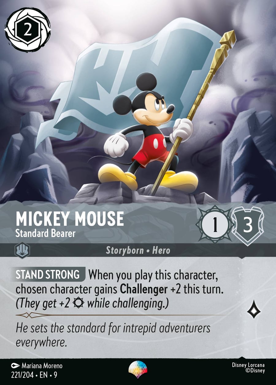 Mickey Mouse - Standard Bearer card art