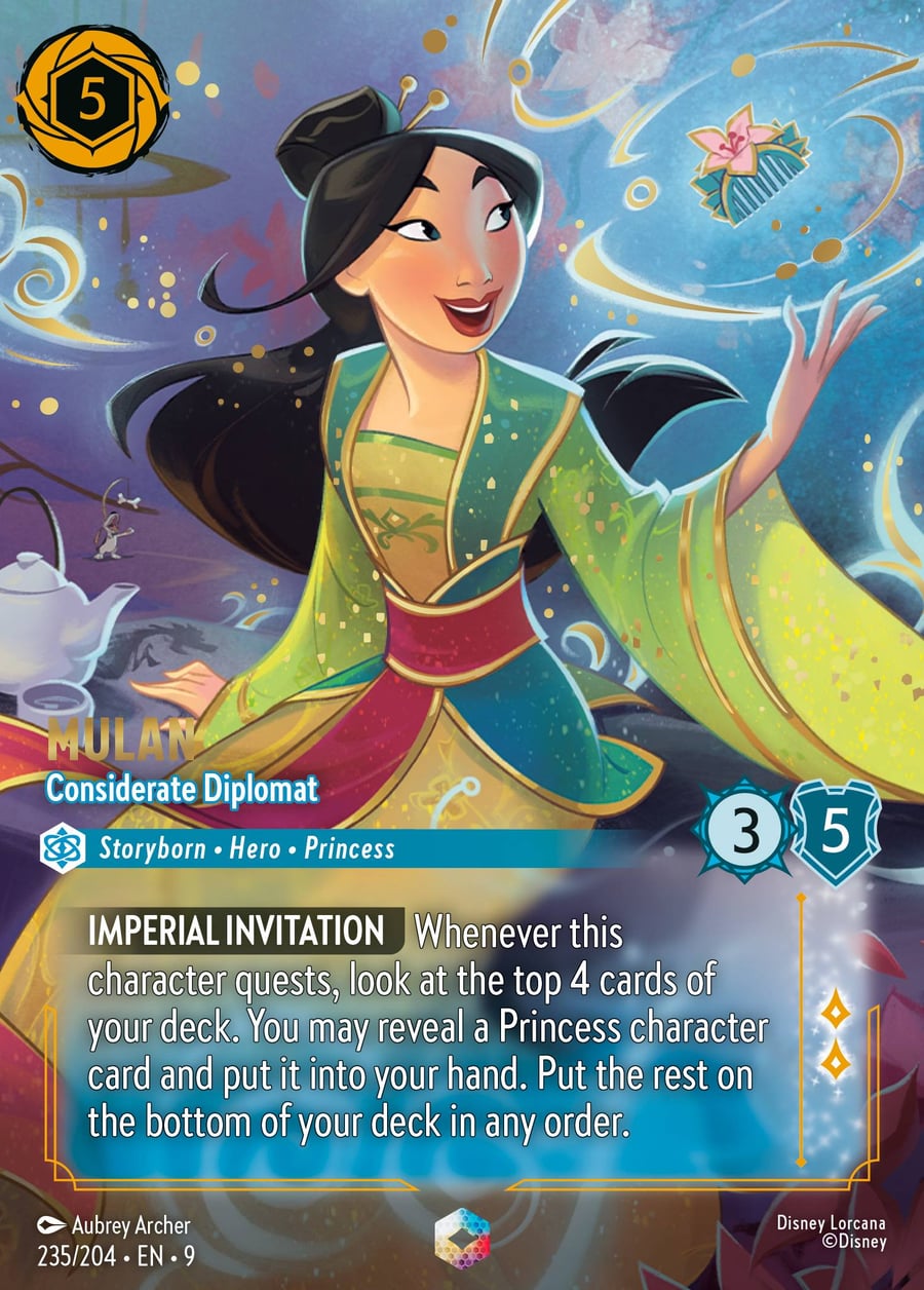 Mulan - Considerate Diplomat card art