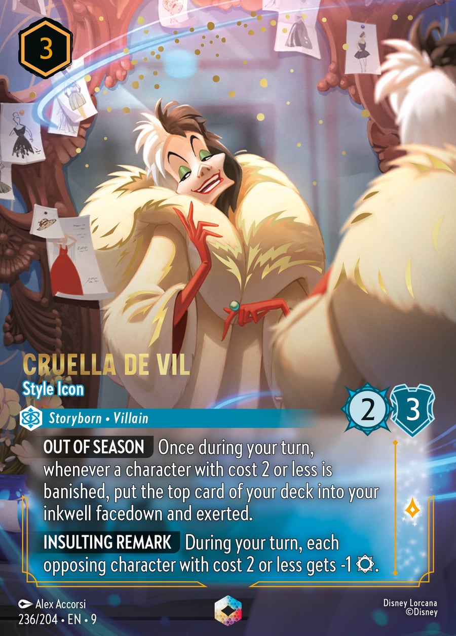 Cruella De Vil - Style Icon card art