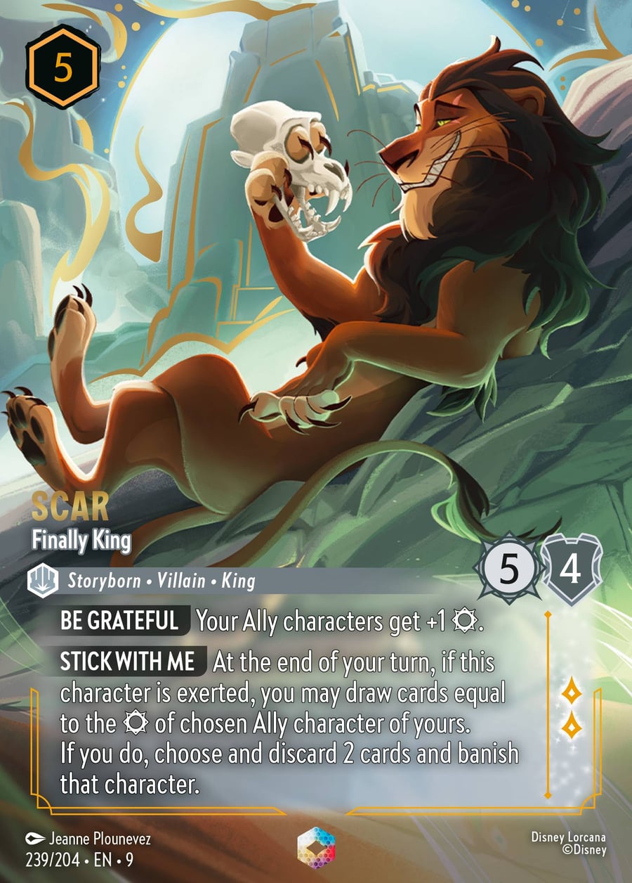 Scar - Finally King card art