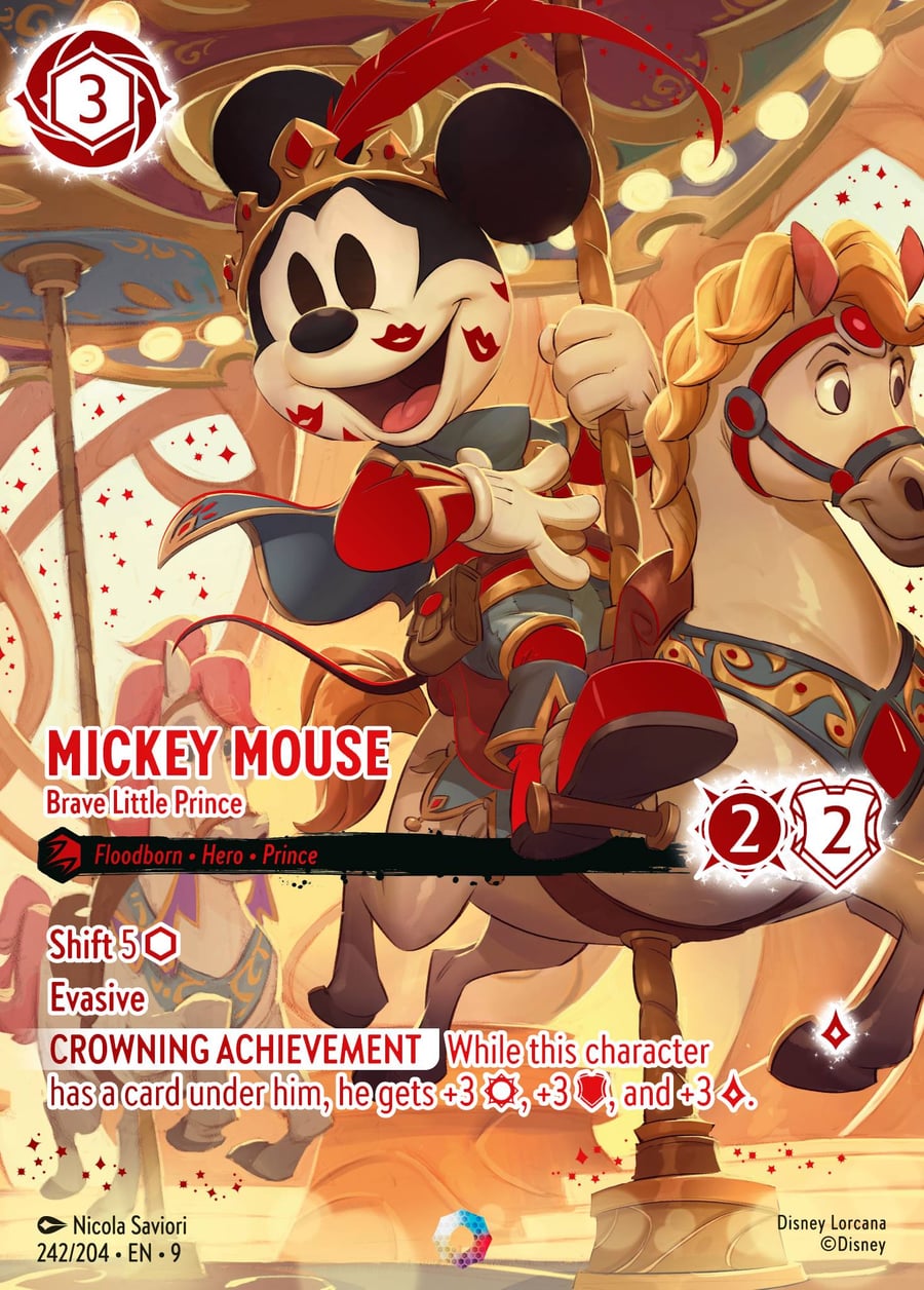 Mickey Mouse - Brave Little Prince card art