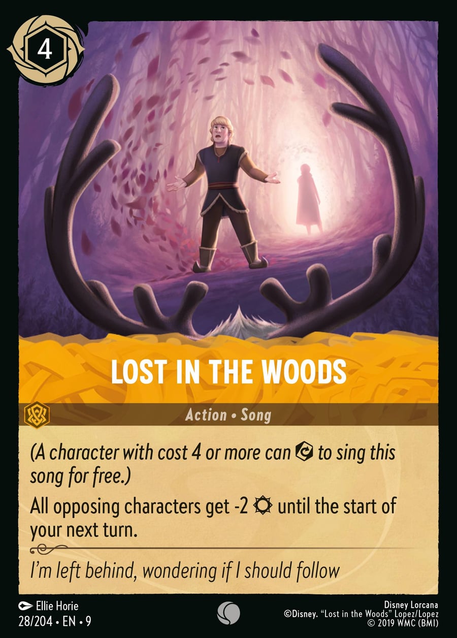 Lost in the Woods card art