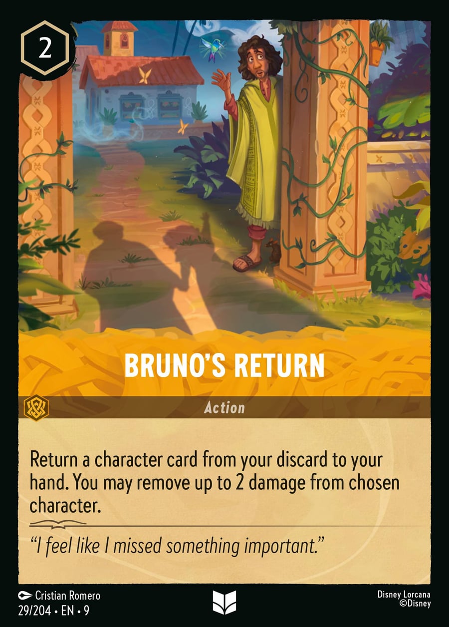Bruno's Return card art