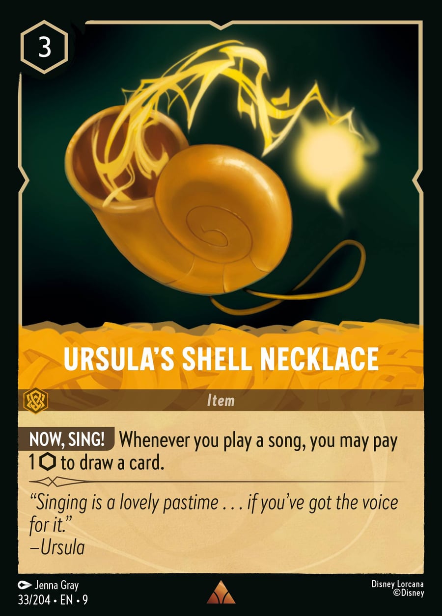 Ursula’s Shell Necklace card art