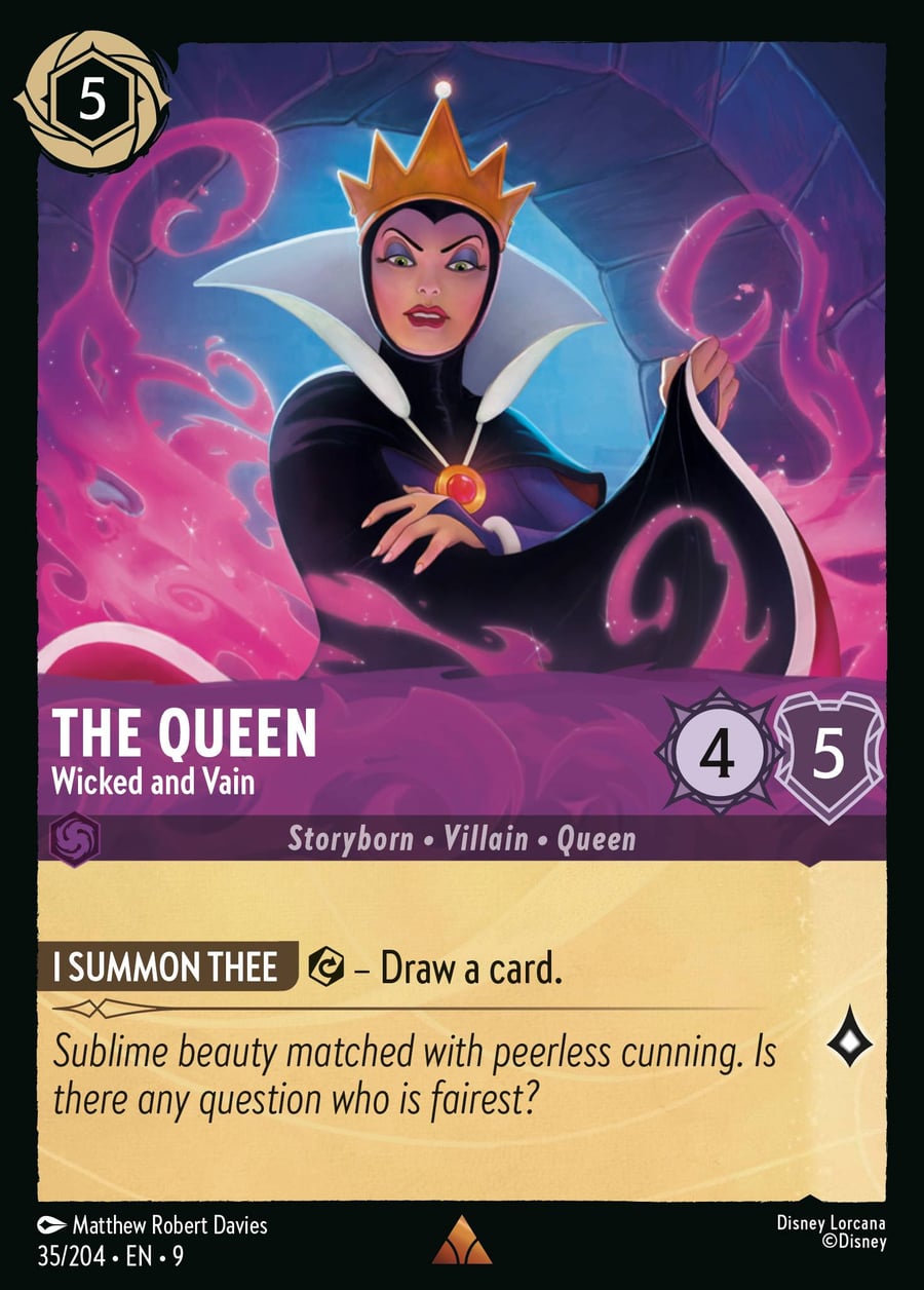 The Queen - Wicked and Vain card art
