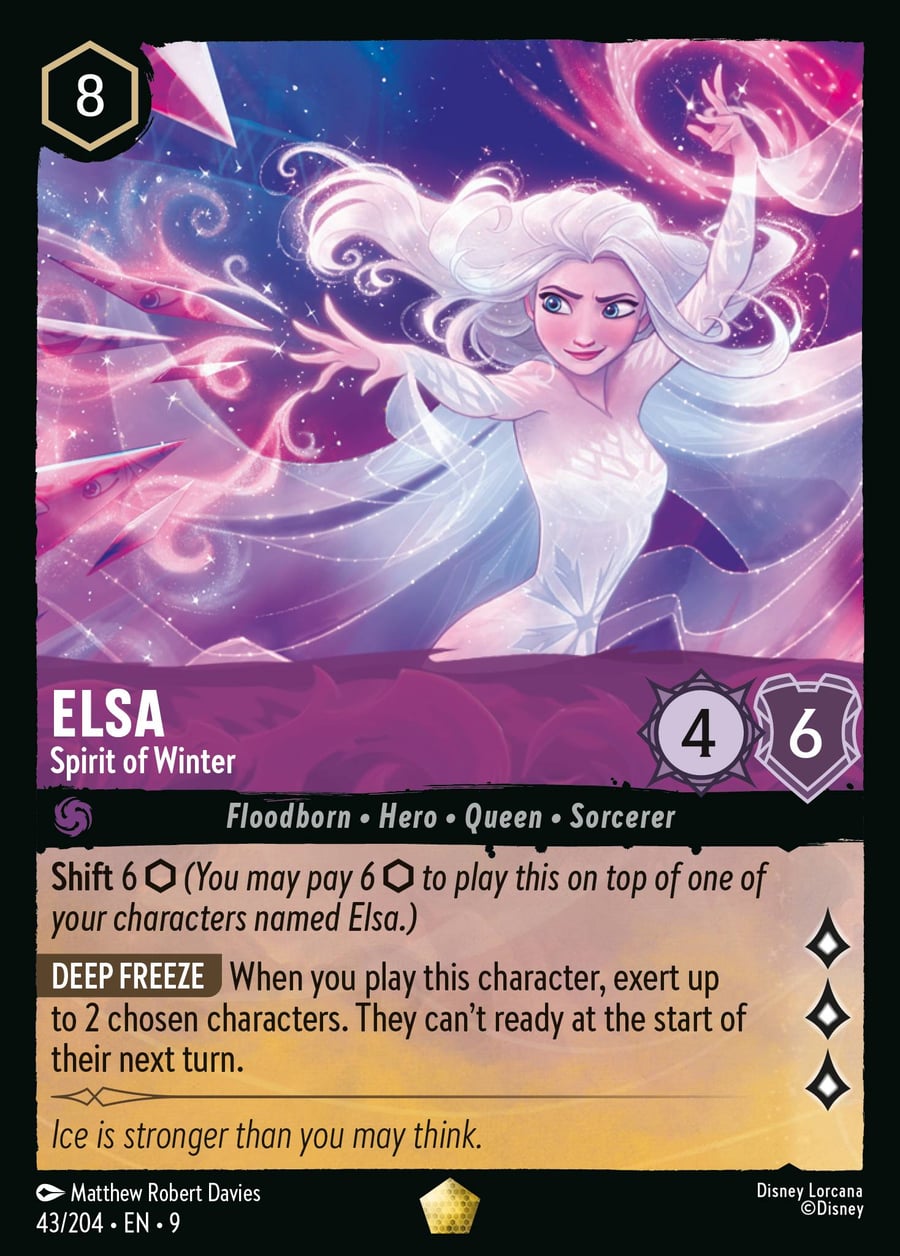 Elsa - Spirit of Winter card art
