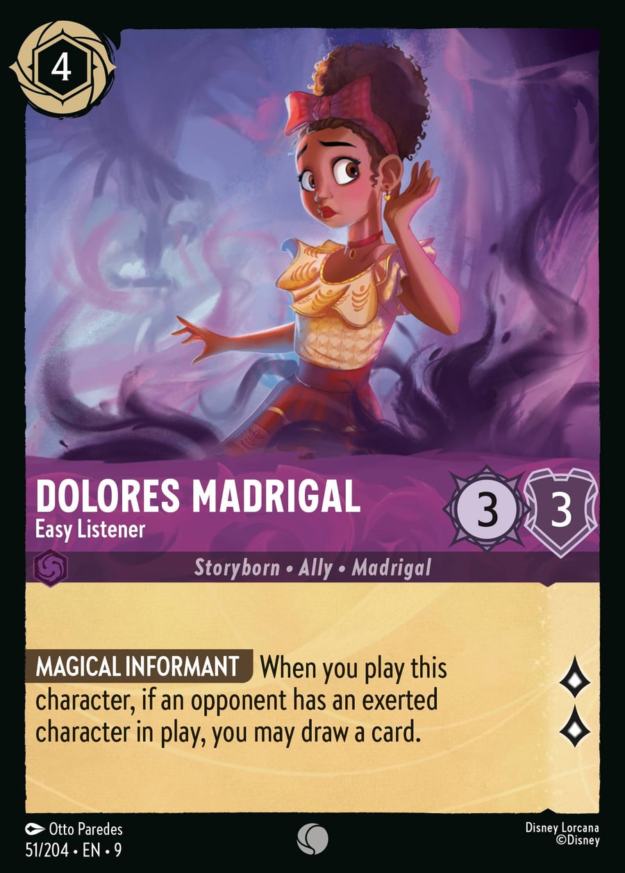 Dolores Madrigal - Easy Listener card art