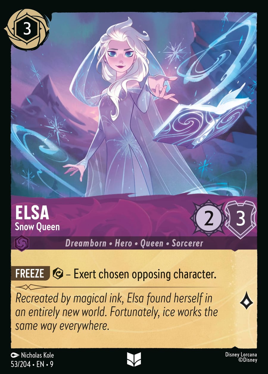 Elsa - Snow Queen card art