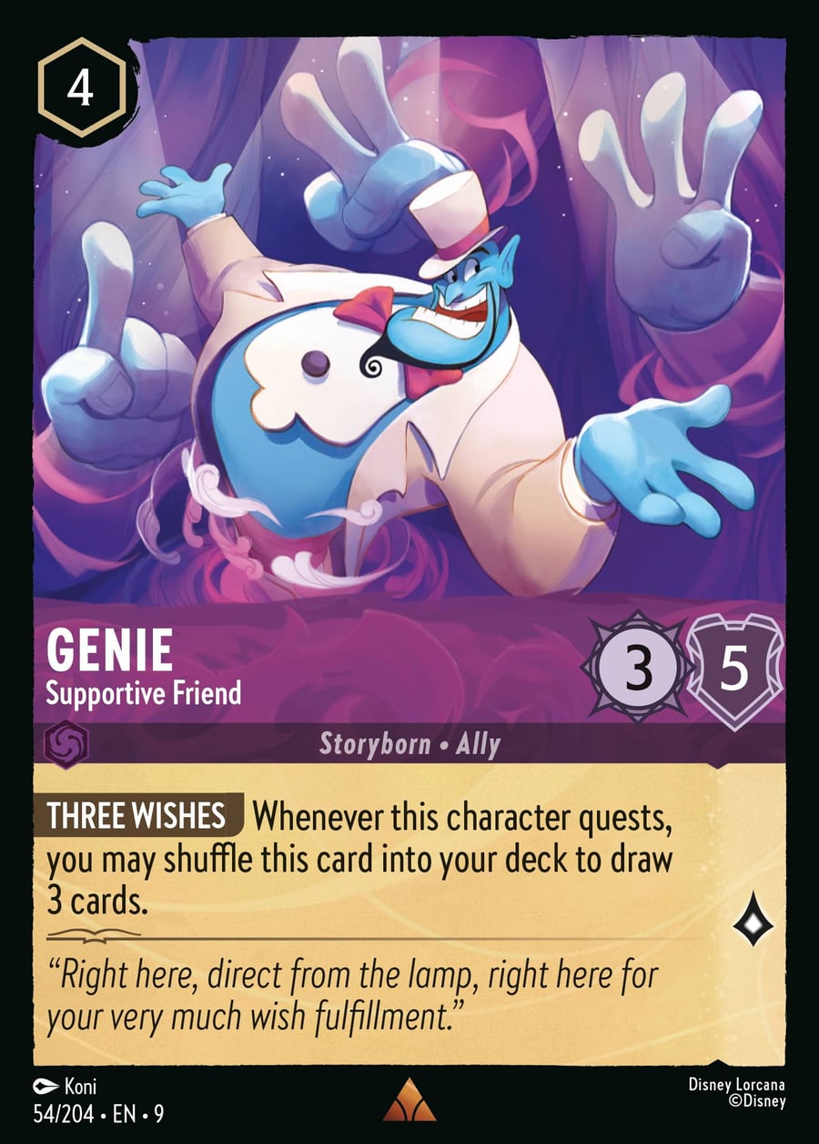 Genie - Supportive Friend card art