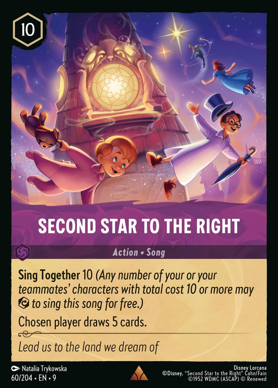 Second Star to the Right card art