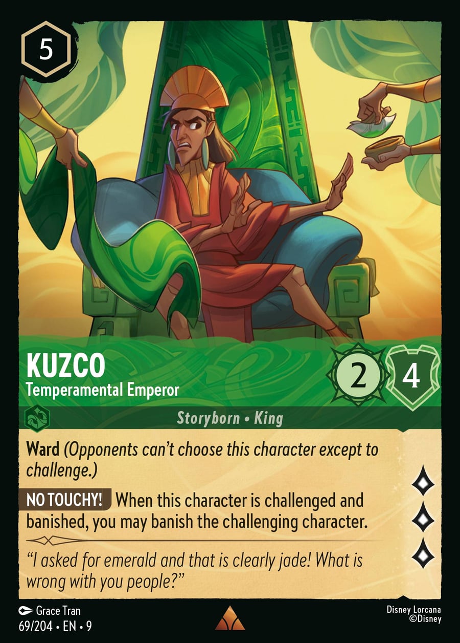 Kuzco - Temperamental Emperor card art