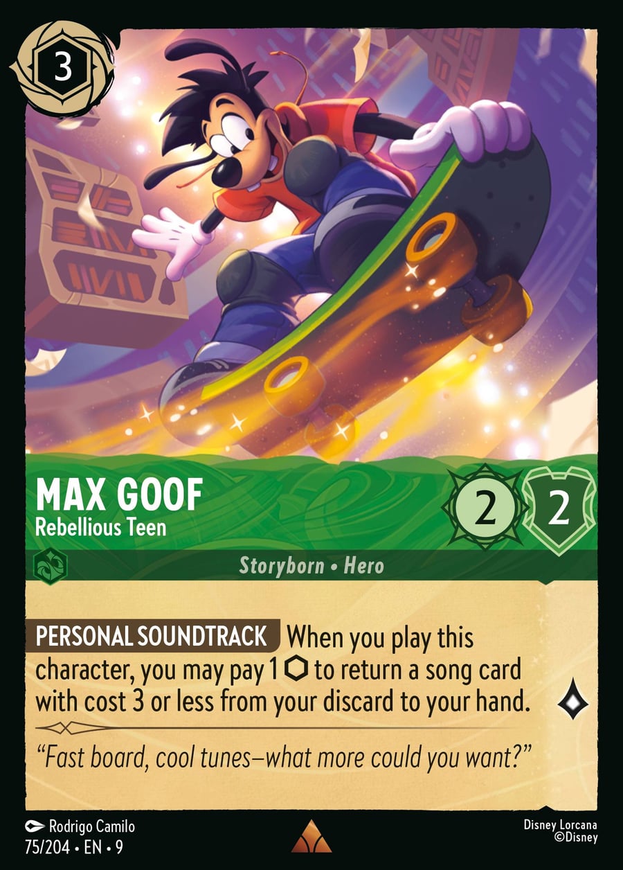 Max Goof - Rebellious Teen card art