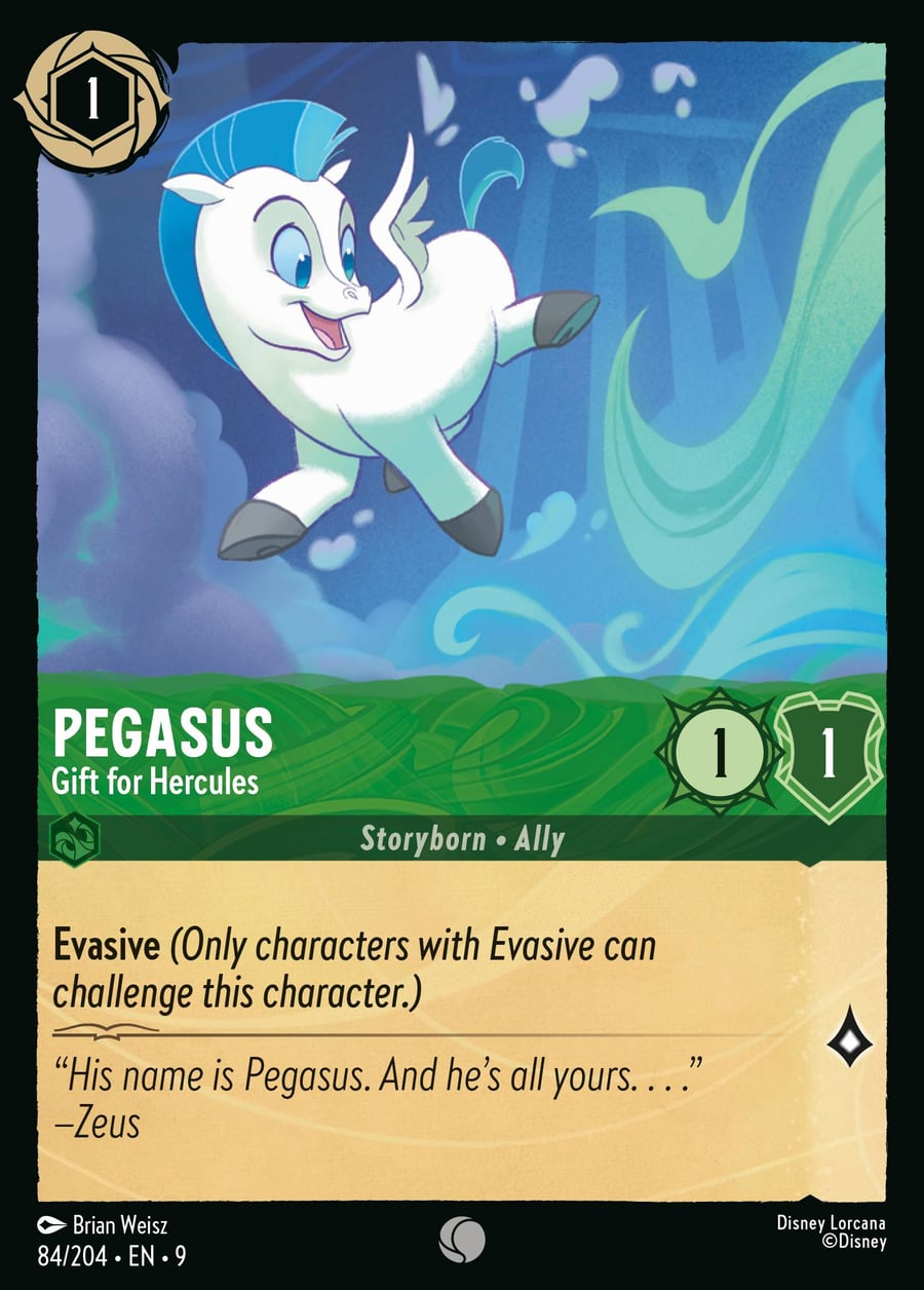 Pegasus - Gift for Hercules card art