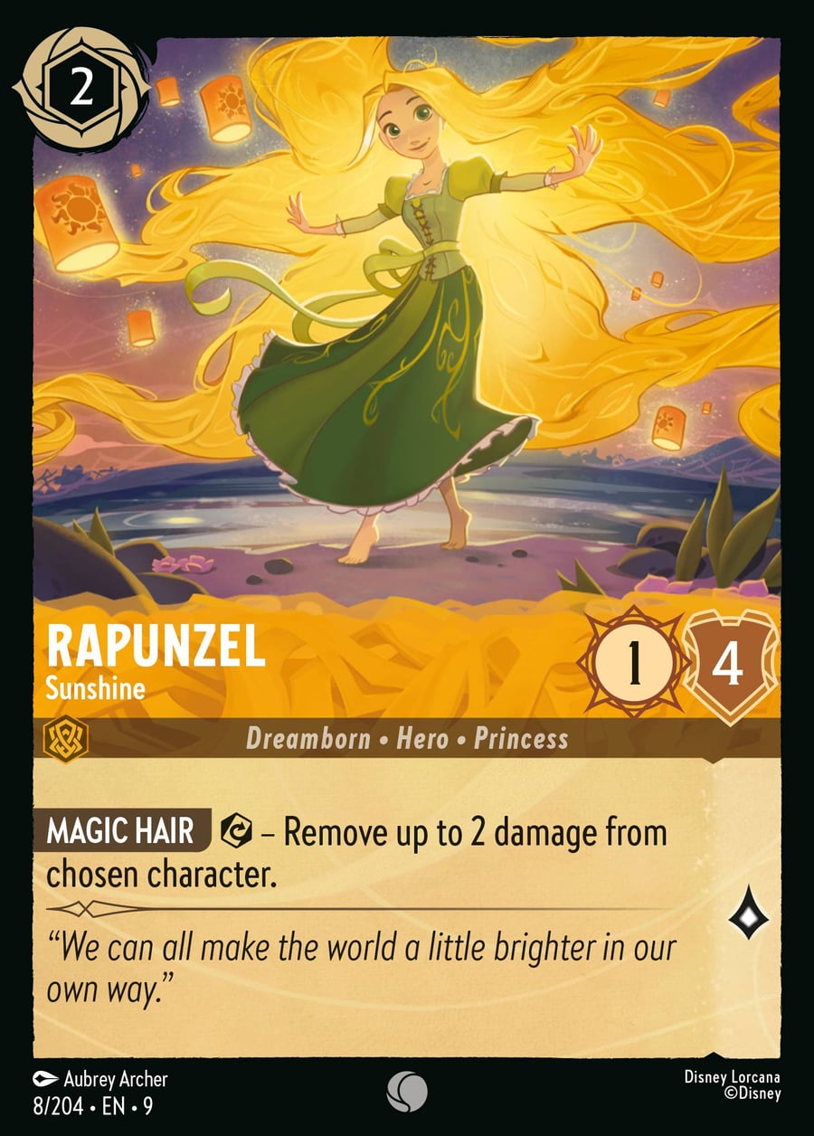 Rapunzel - Sunshine card art
