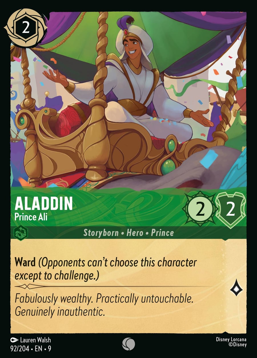Aladdin - Prince Ali card art