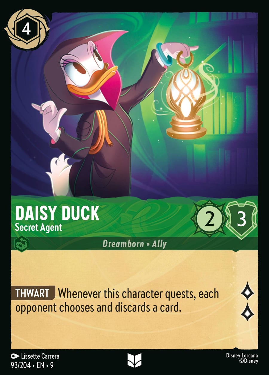 Daisy Duck - Secret Agent card art