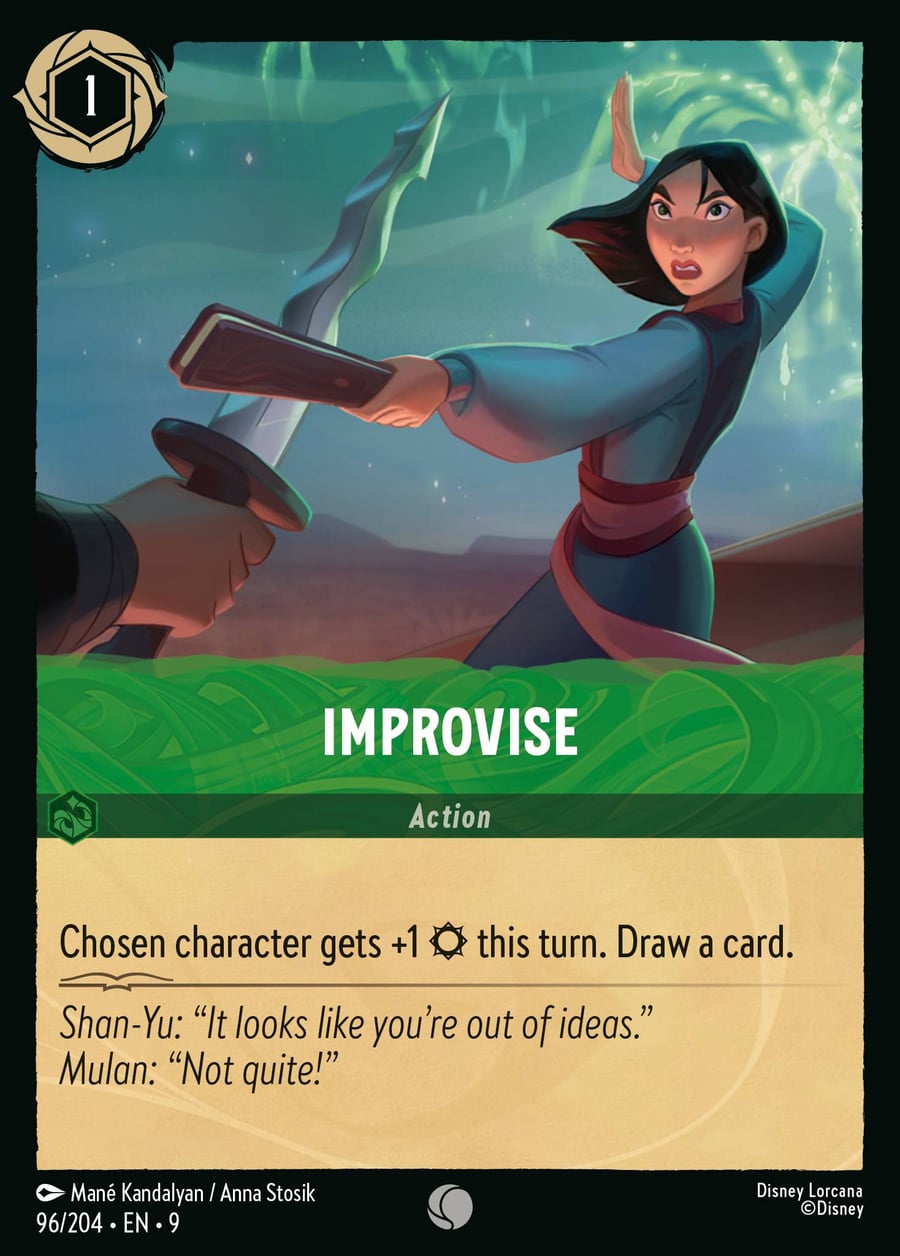 Improvise card art
