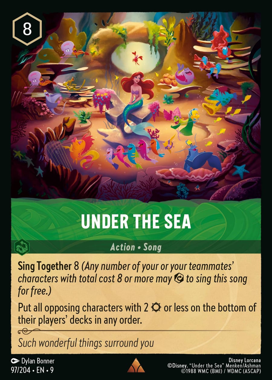Under the Sea card art