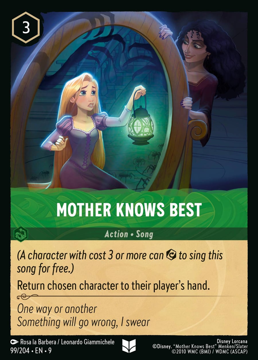 Mother Knows Best card art