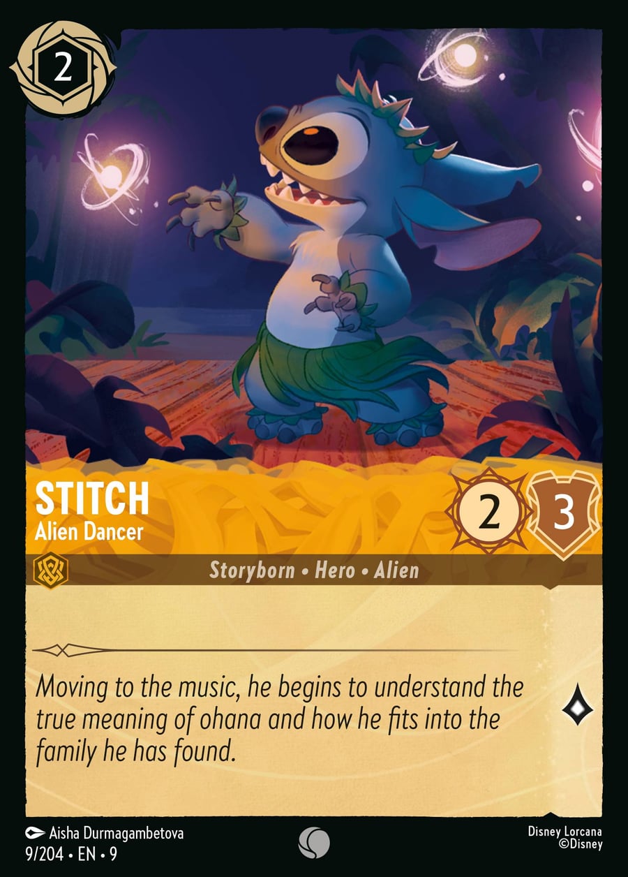 Stitch - Alien Dancer card art