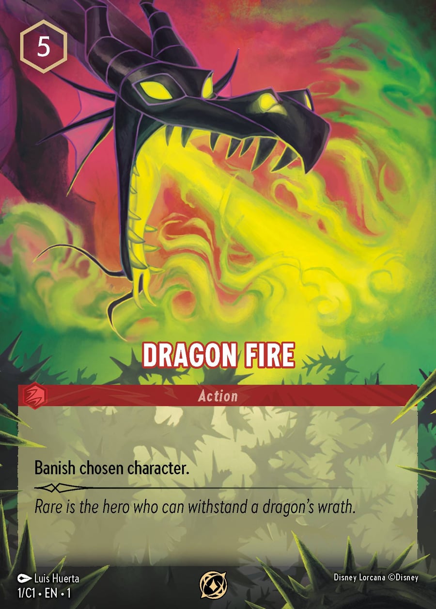 Dragon Fire card art