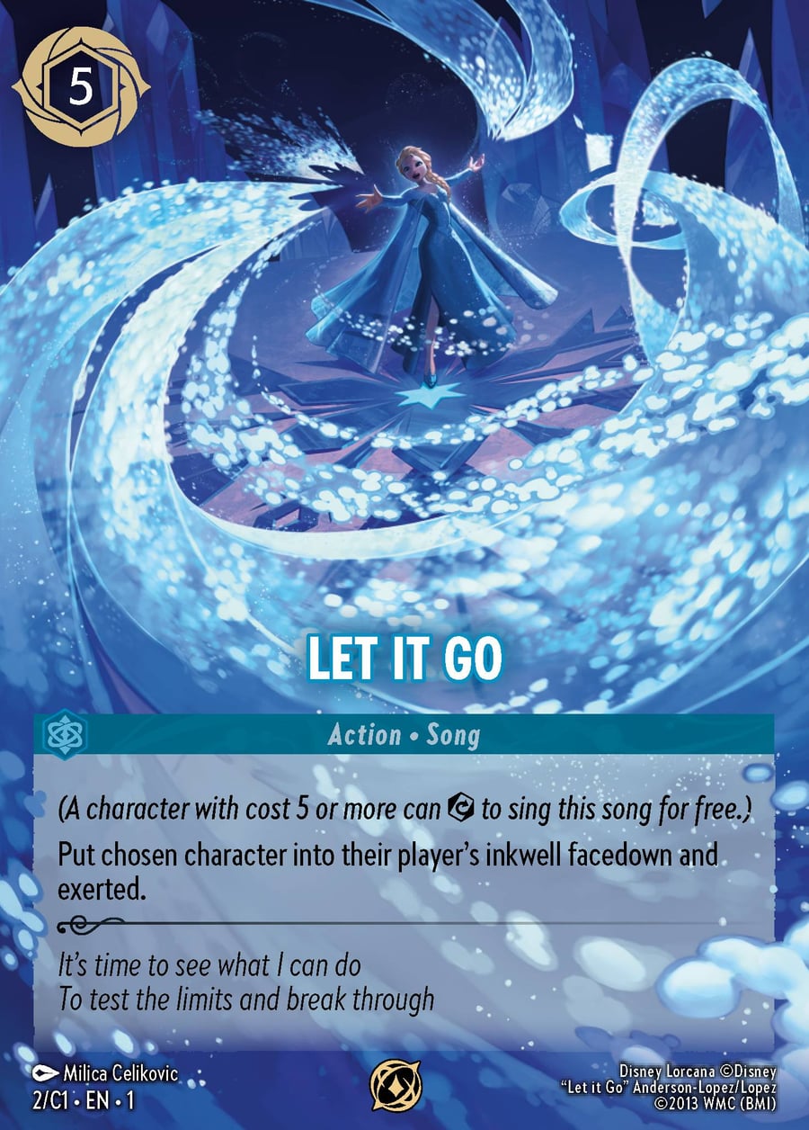 Let It Go card art