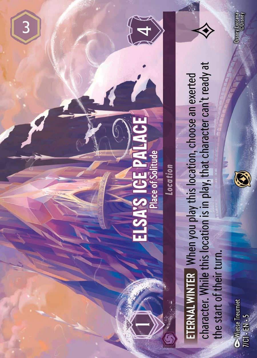 Elsa's Ice Palace - Place of Solitude card art