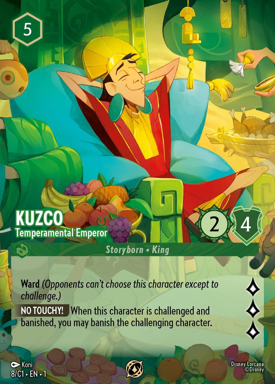 Kuzco - Temperamental Emperor card art