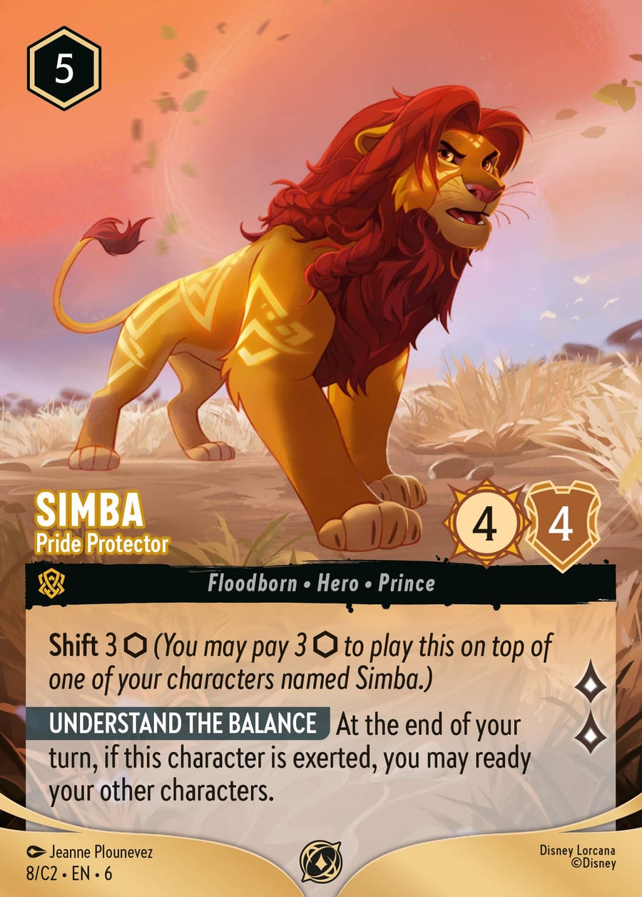 Simba - Pride Protector card art