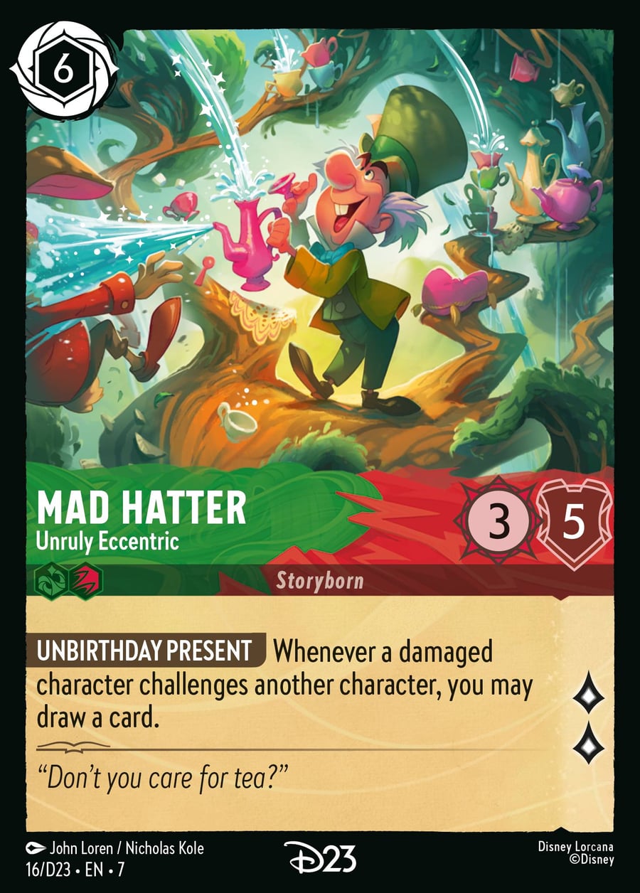Mad Hatter - Unruly Eccentric card art